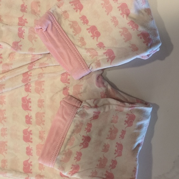 Magnetic Me | Pink Elephant Print | Size 0-3 Months | Pajama - Picture 5 of 8